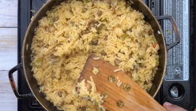 como hacer moro de guandules con coco en samana