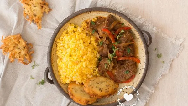 receta autentica de arepa salada callejera dominicana